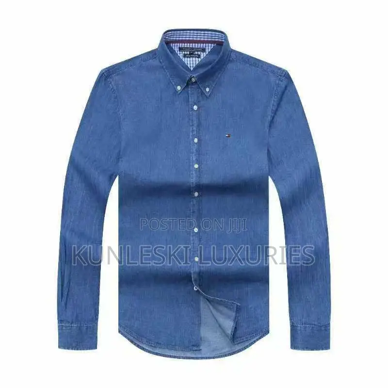 Quality Tommy Hilfiger Long Sleeve Shirt for Men