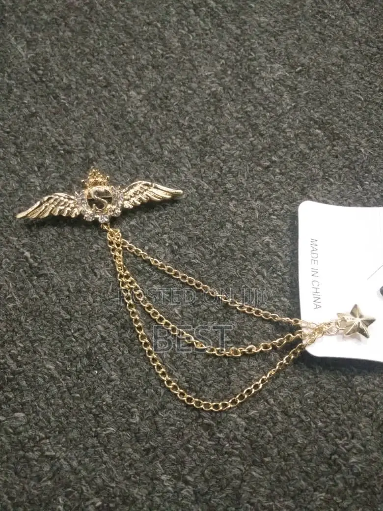Original Iron Broochs For Suit Lapel And For Senator's Wears