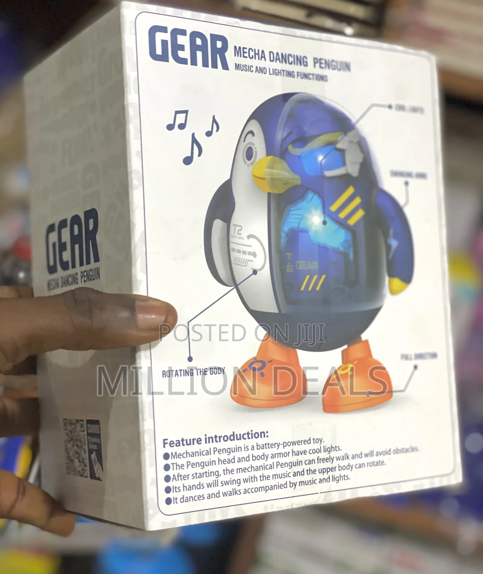 Gear Dancing Penguin Kids Toy Age 3+