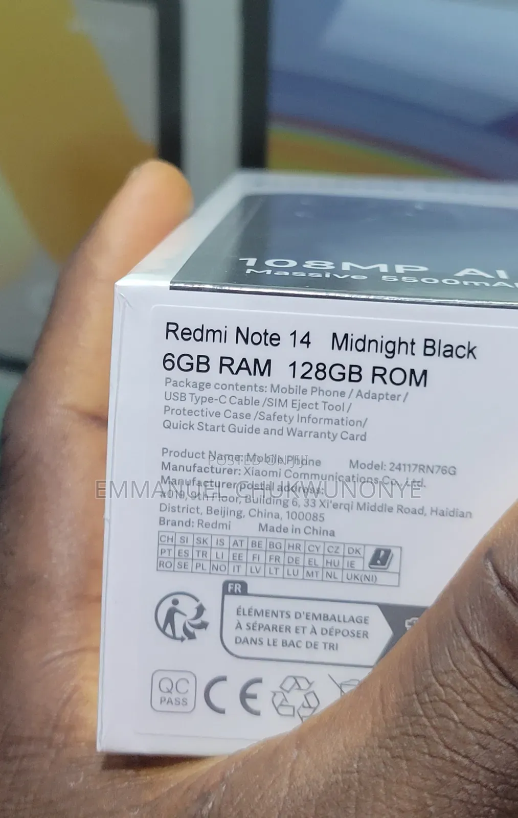 New Xiaomi Redmi Note 14 4G 128 GB