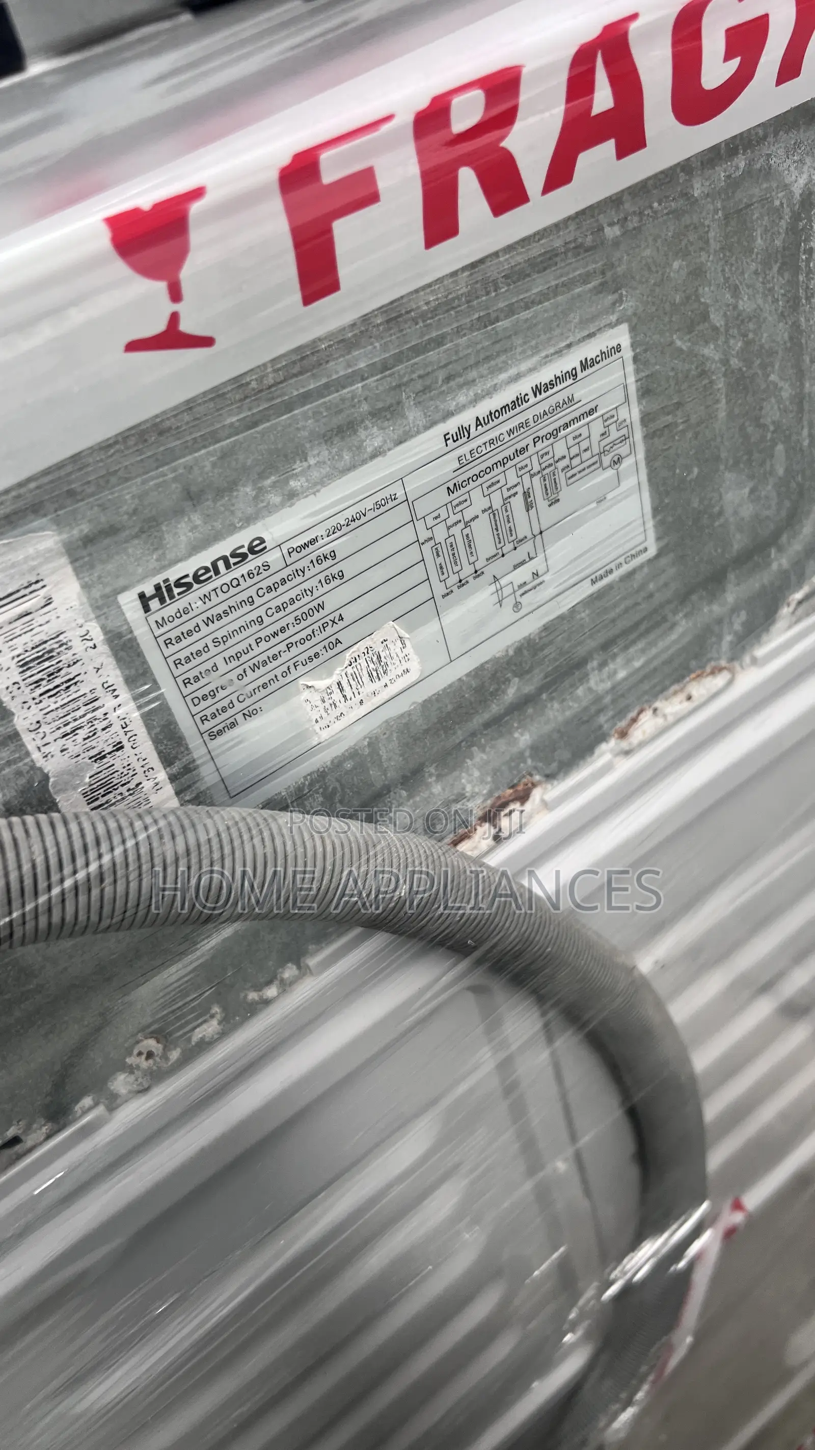Hisense 16kg Washing Machine Pay on Delivery