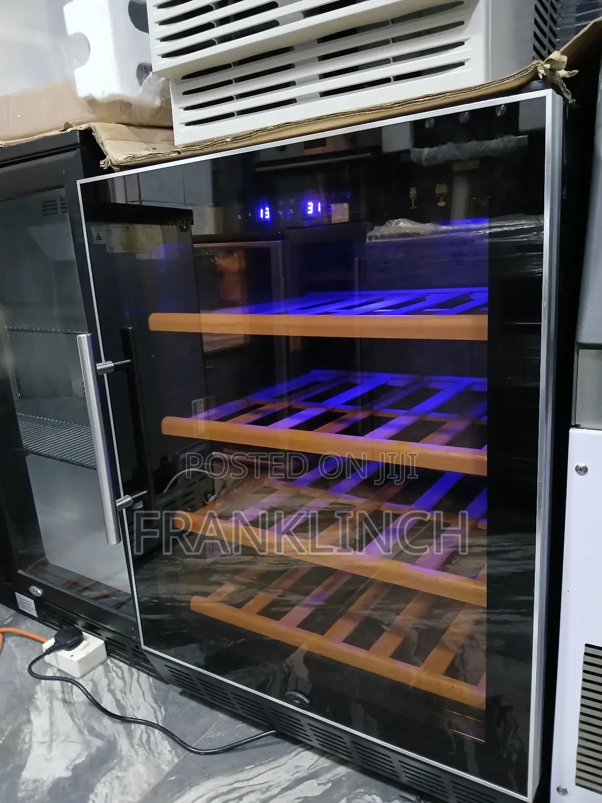 Vivanti Wooden Rack Under Counter Wine Chiller.