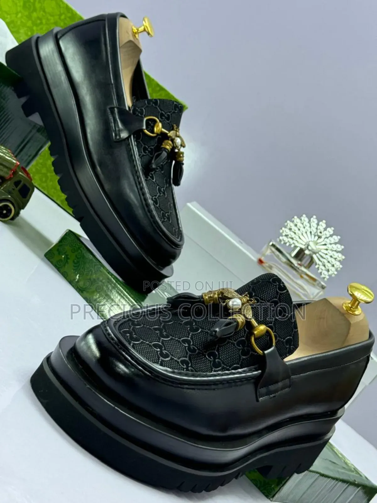 Matte Leather, Double Sole Gucci Shoe for Men