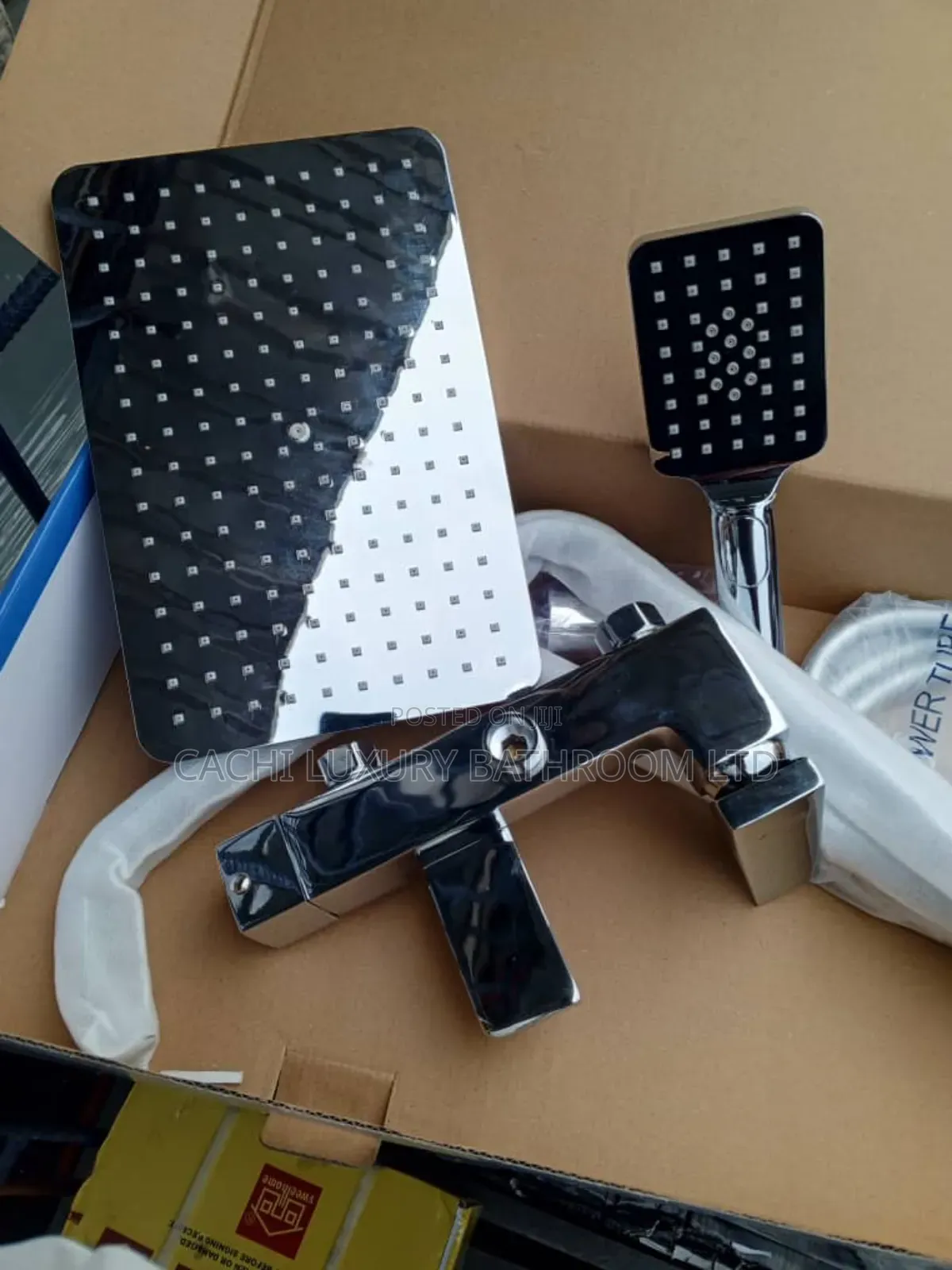 Chrome Pull Out Shower Set