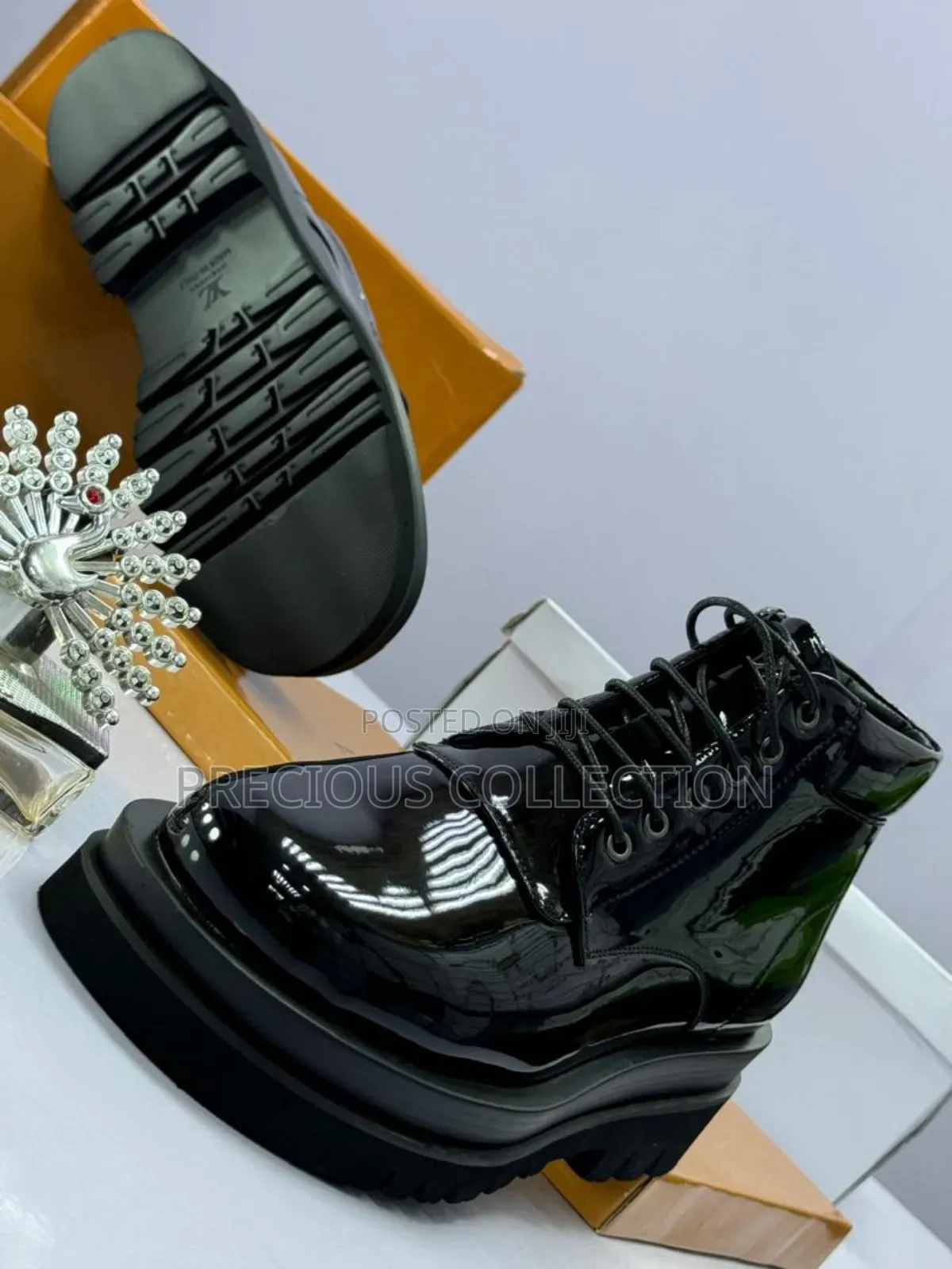 Men's Top Quality Big Sole Lace Up Ankle Shoe
