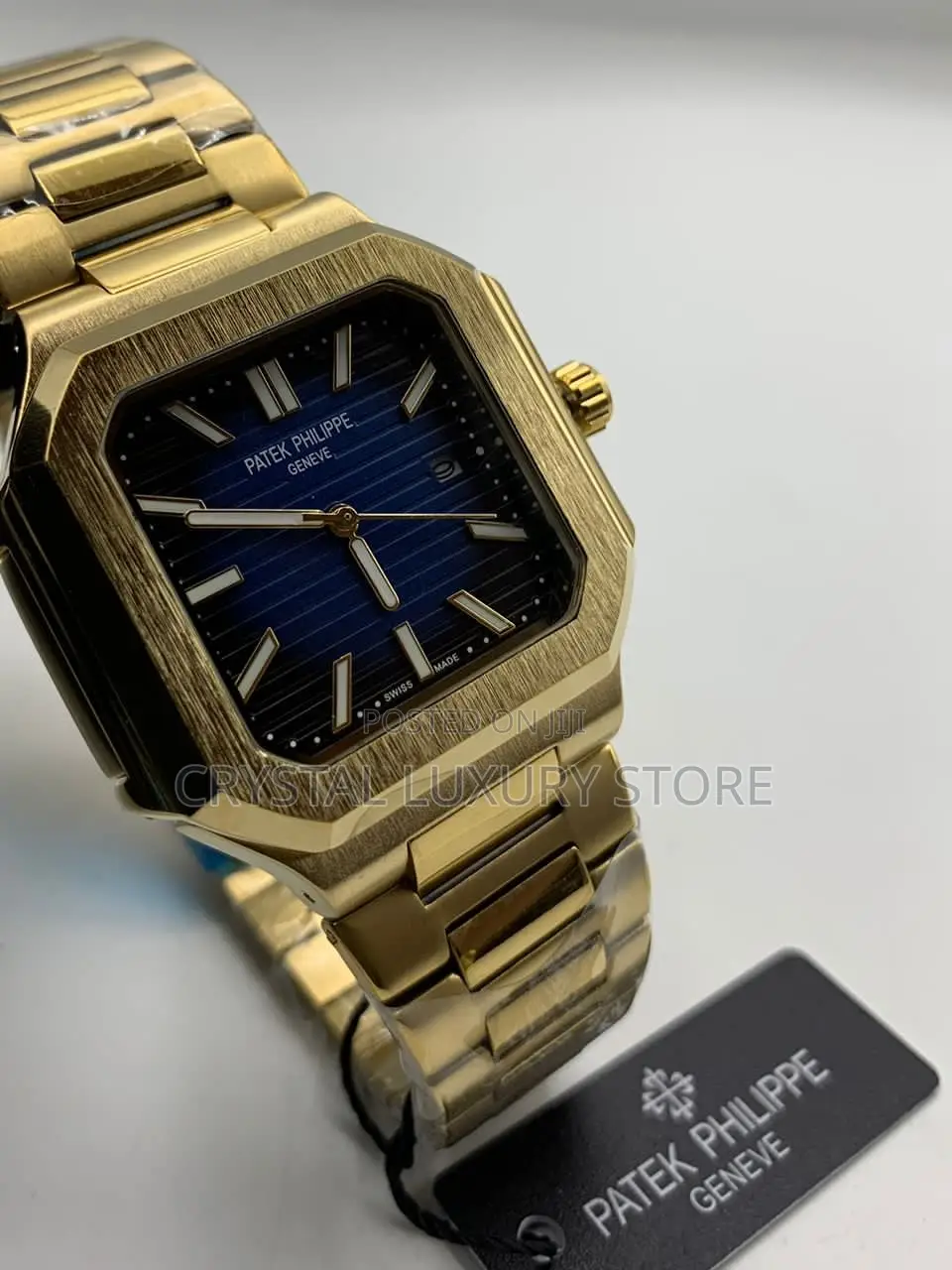 Patek Philippe Quality Luxury Men Chain Strap Wristwatch