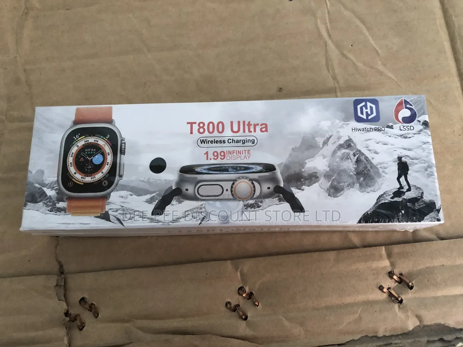 T800 Ultra Smart Watch (Black and Ash Color)