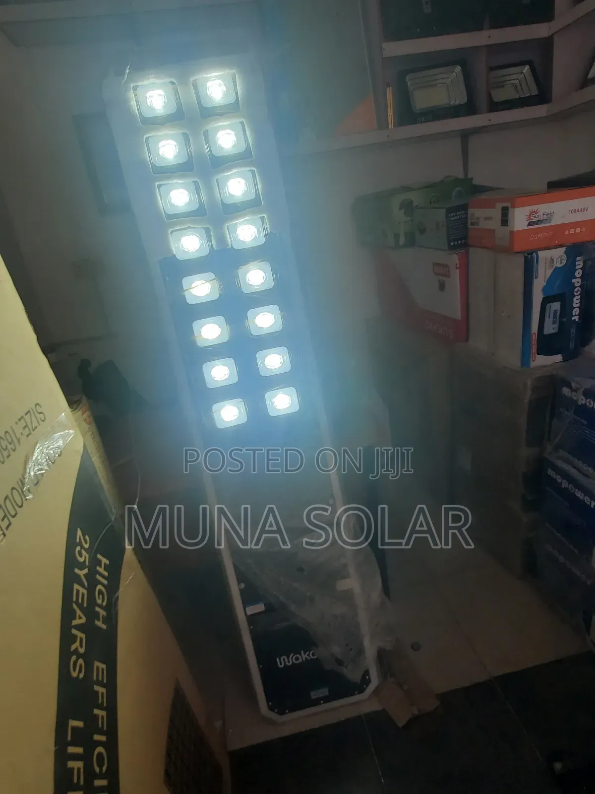 250watts 16 Eyes Wakatek Iron Body Solar Street Light