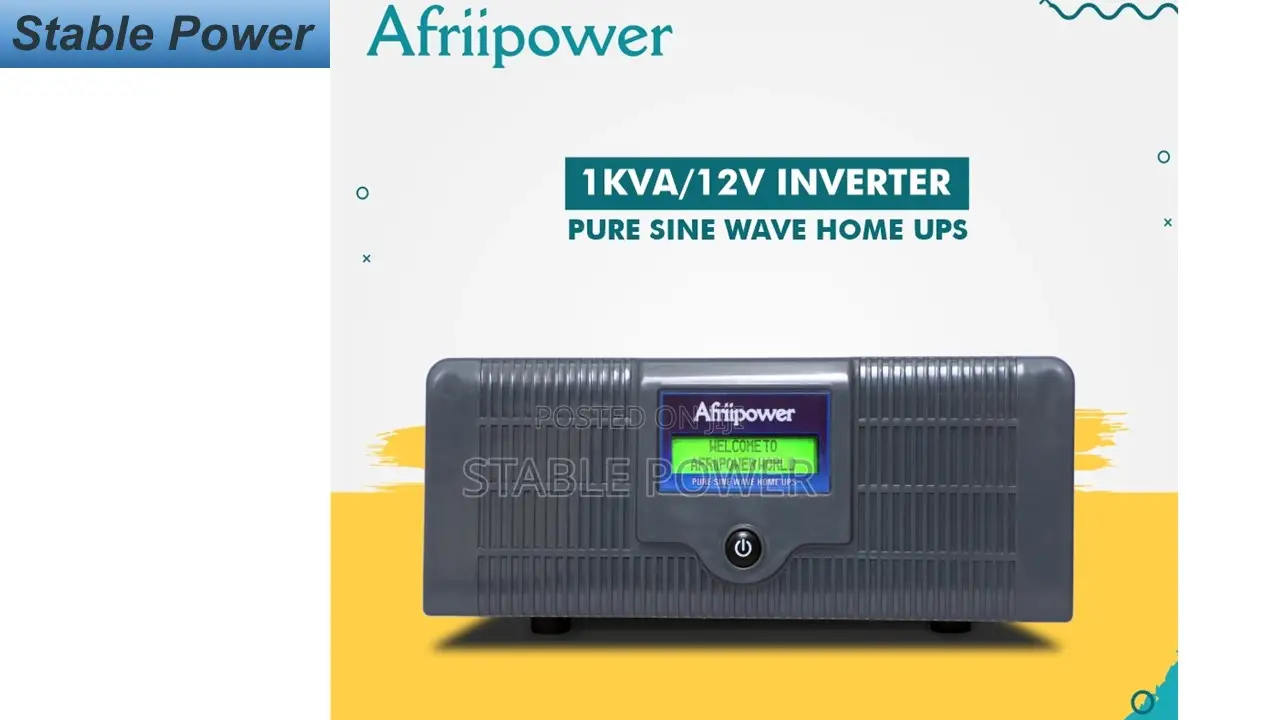 1KVA/12V Afripower Pure Sine Wave Inverter