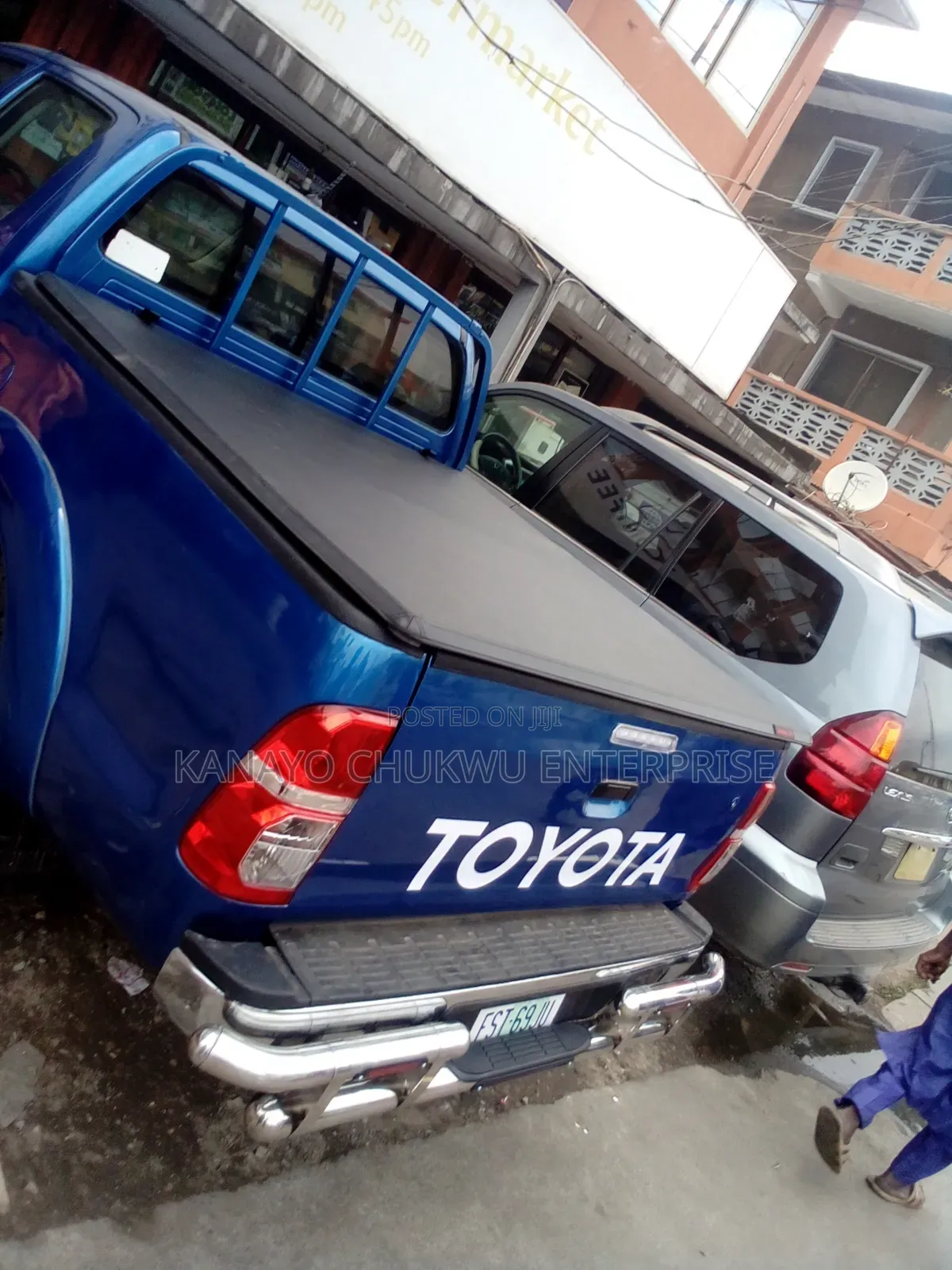 Back Cover Leather Folding Hilux