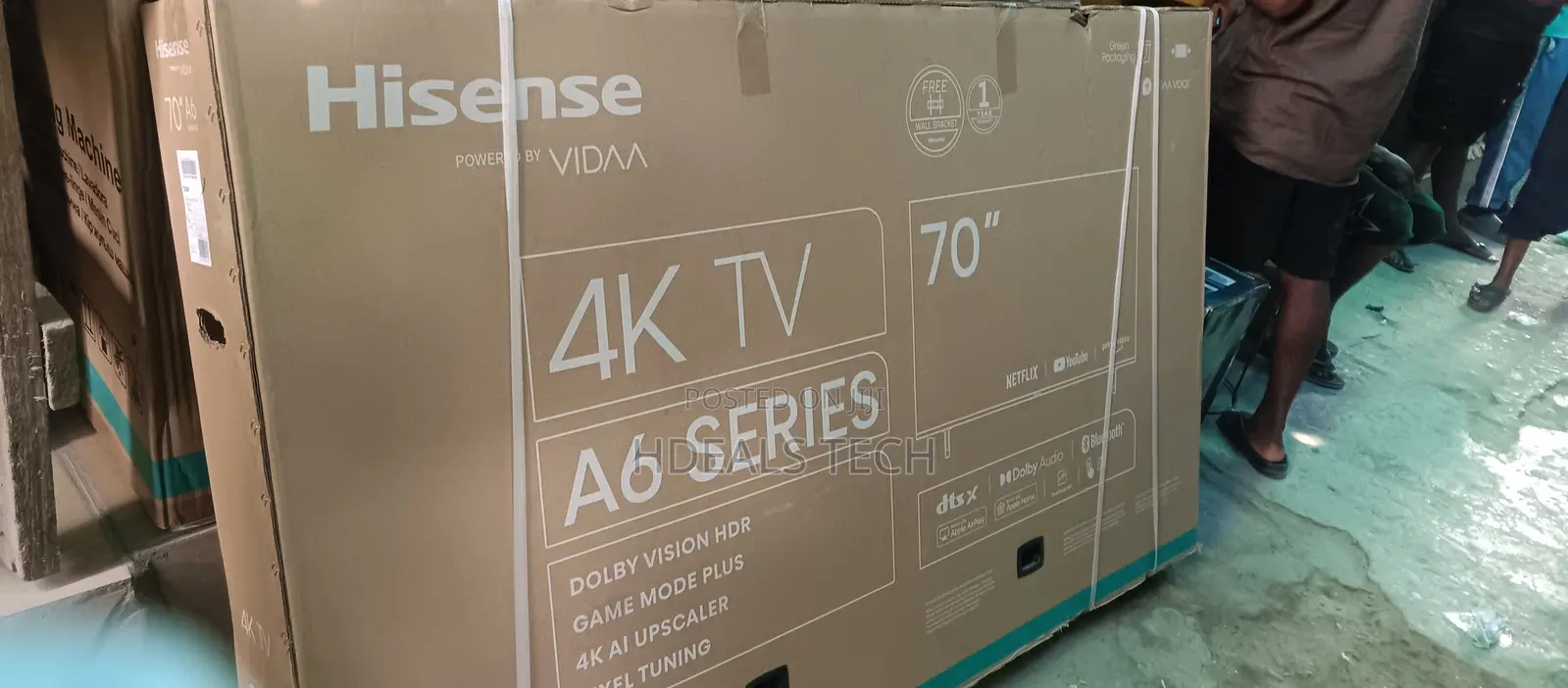 Latest- Hisense 70inches Smart TV With Miracast, Netflix