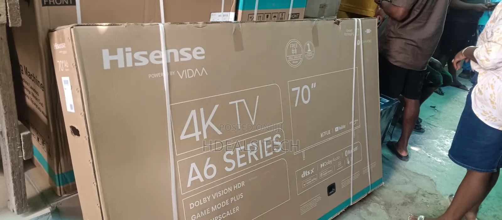 Latest- Hisense 70inches Smart TV With Miracast, Netflix