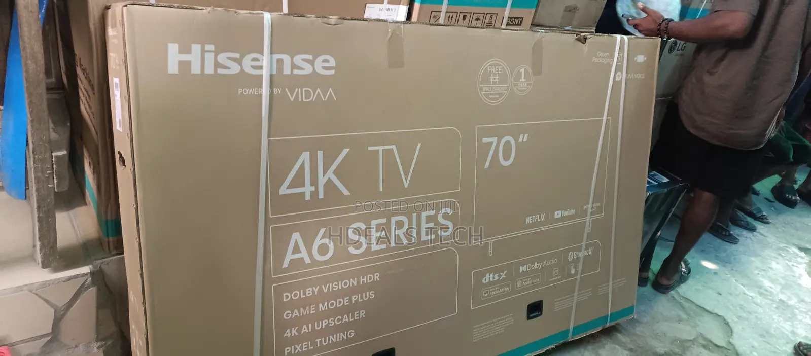 New Arrival- Hisense 70inches Smart TV With