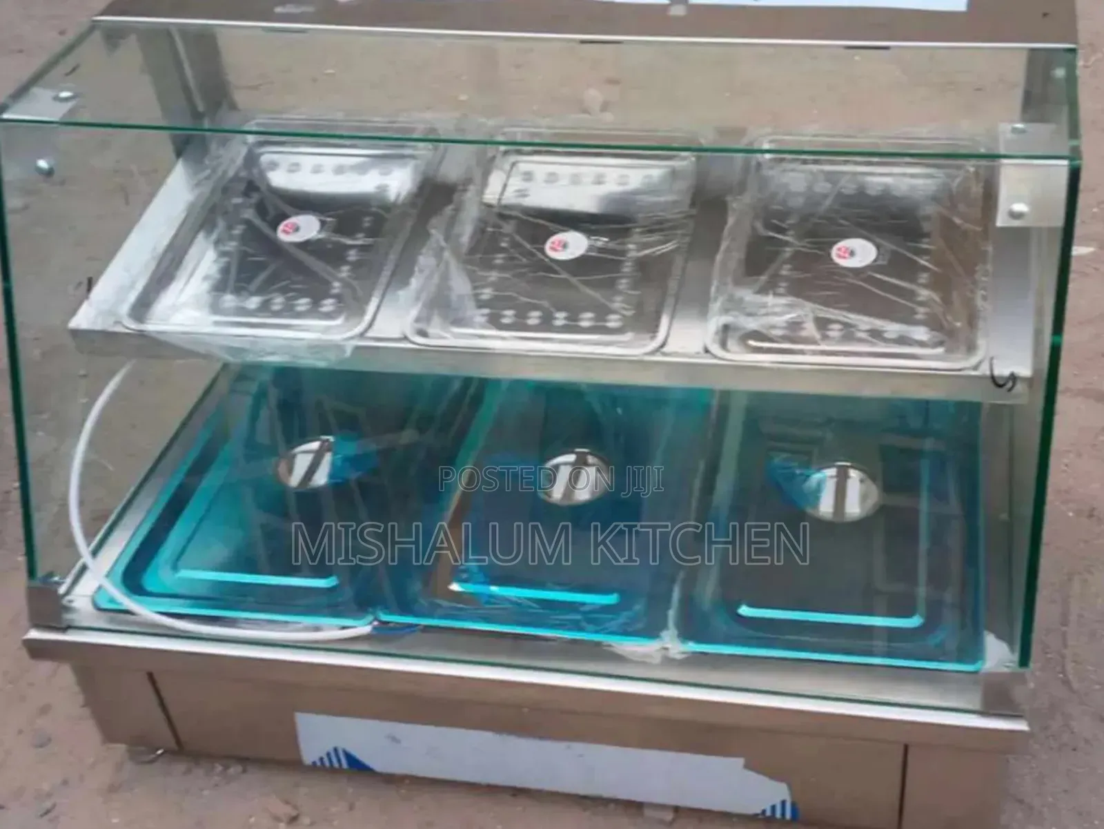 3-plate Canter Food Display Warmer 3 Plate Up 3 Plate Down