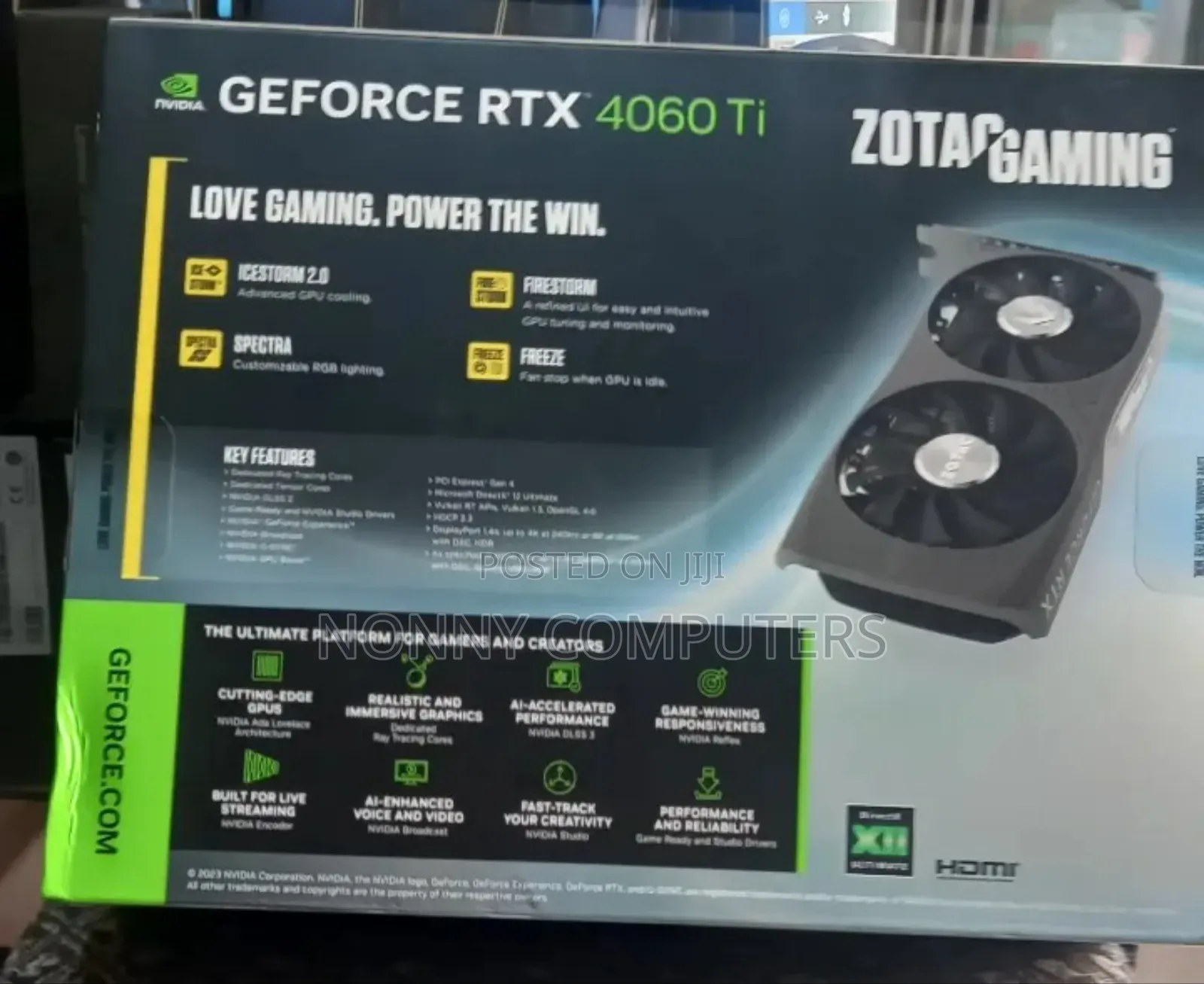 Zotac Gaming Geforce RTX 16gb Graphics 4060ti
