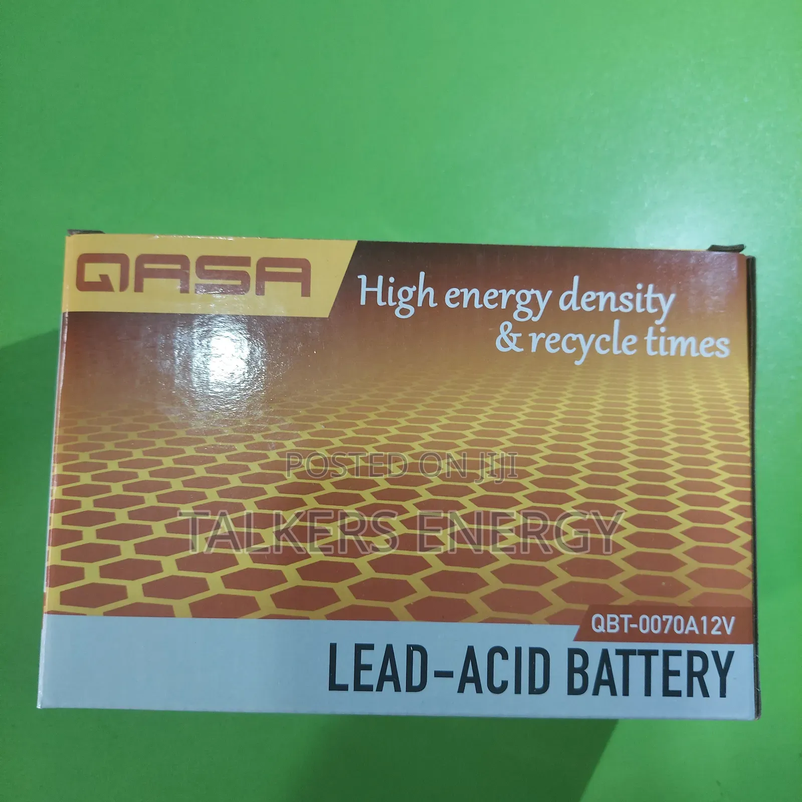 Qasa 12V 7ah Replacement Battery for Fans and Kits