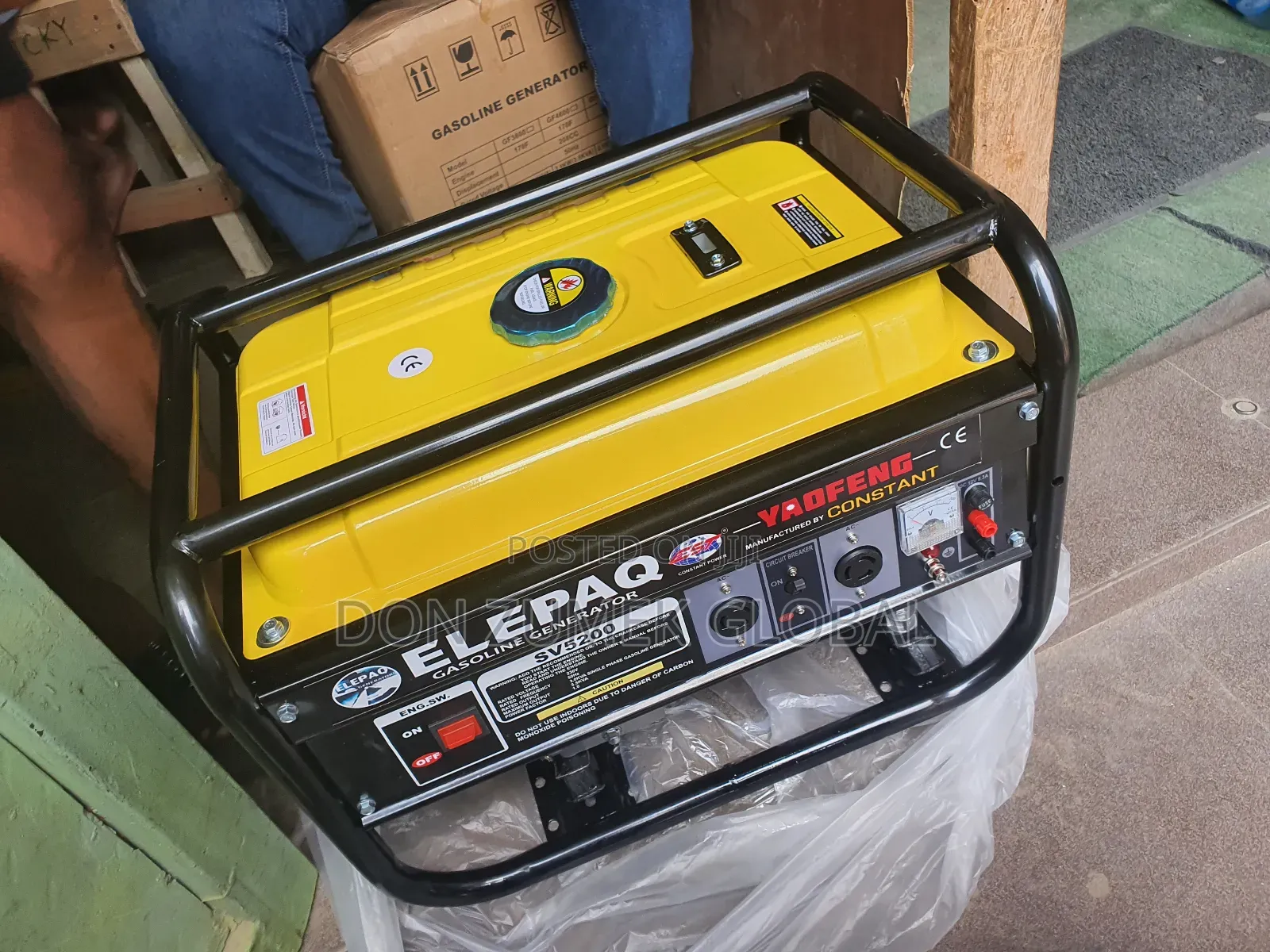 4.5kva Elepaq Generator Low Consumption of Petrol
