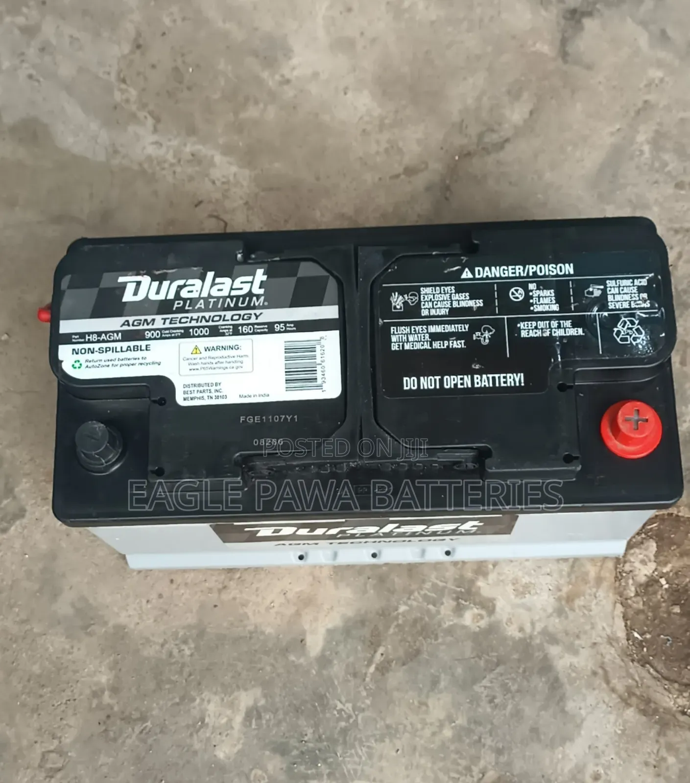 Original Duralast Agm Battery