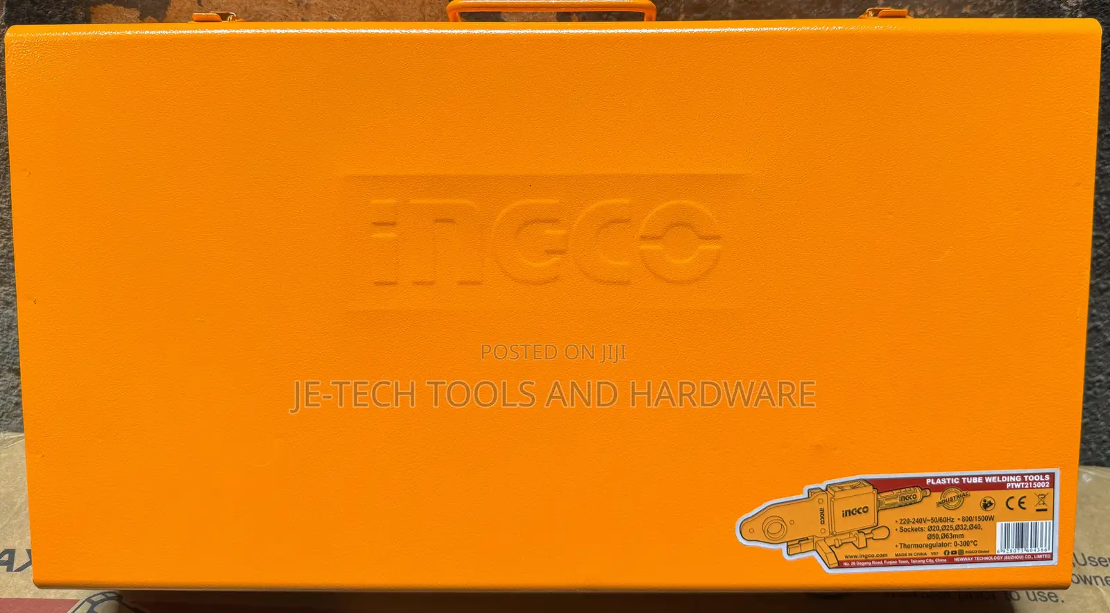 Ingco 1500w Plastic Tube Pipe Fusion Welding Tool