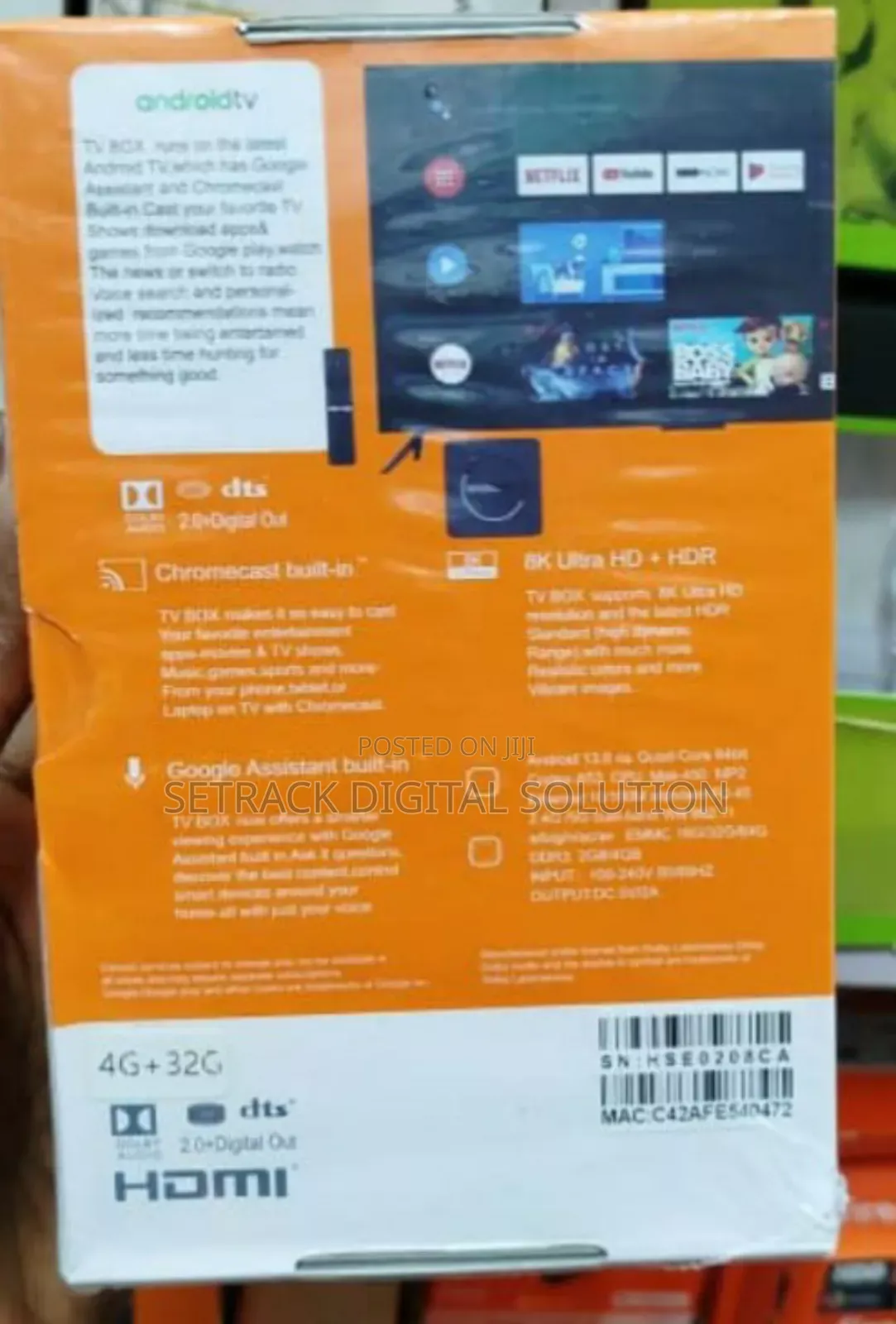 Android Tv Box Ultra Hd Set Top Box 4gb/ 16gb