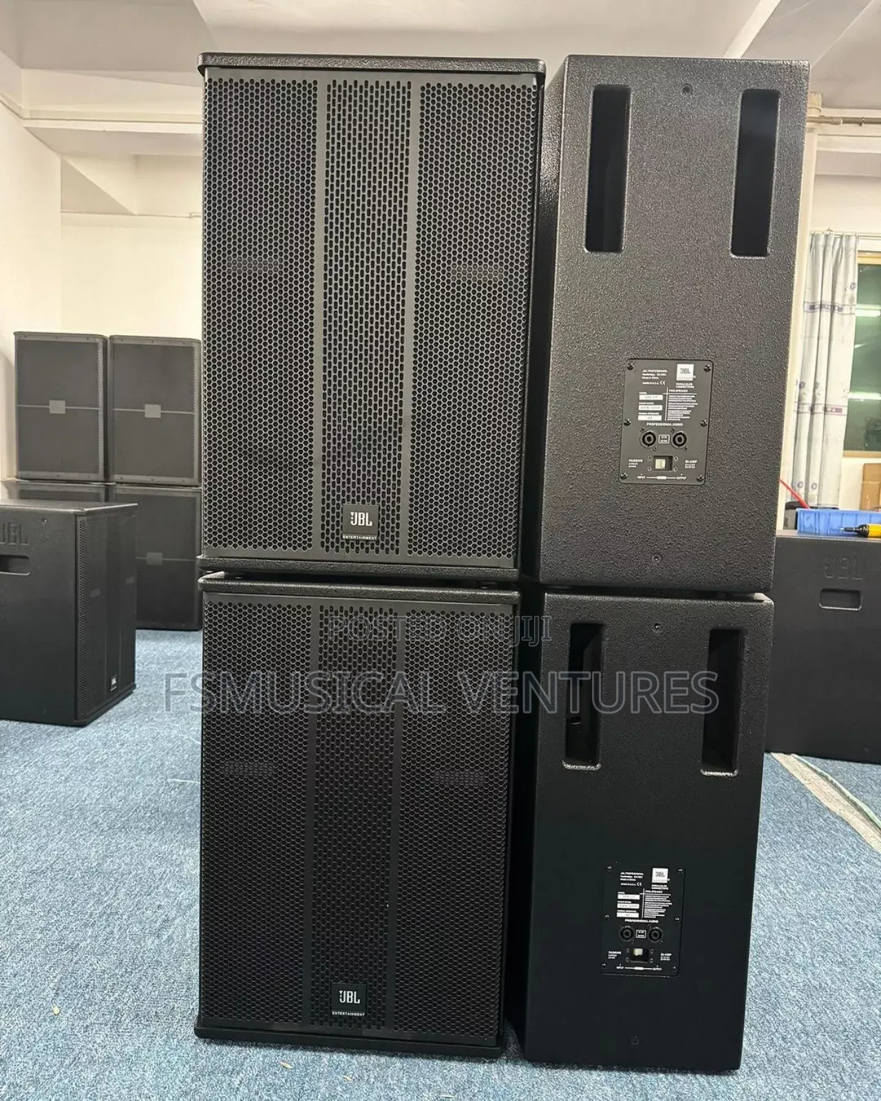 JBL GPX-727 Dual 15 Inch High Power 2-Way Passive Speakers