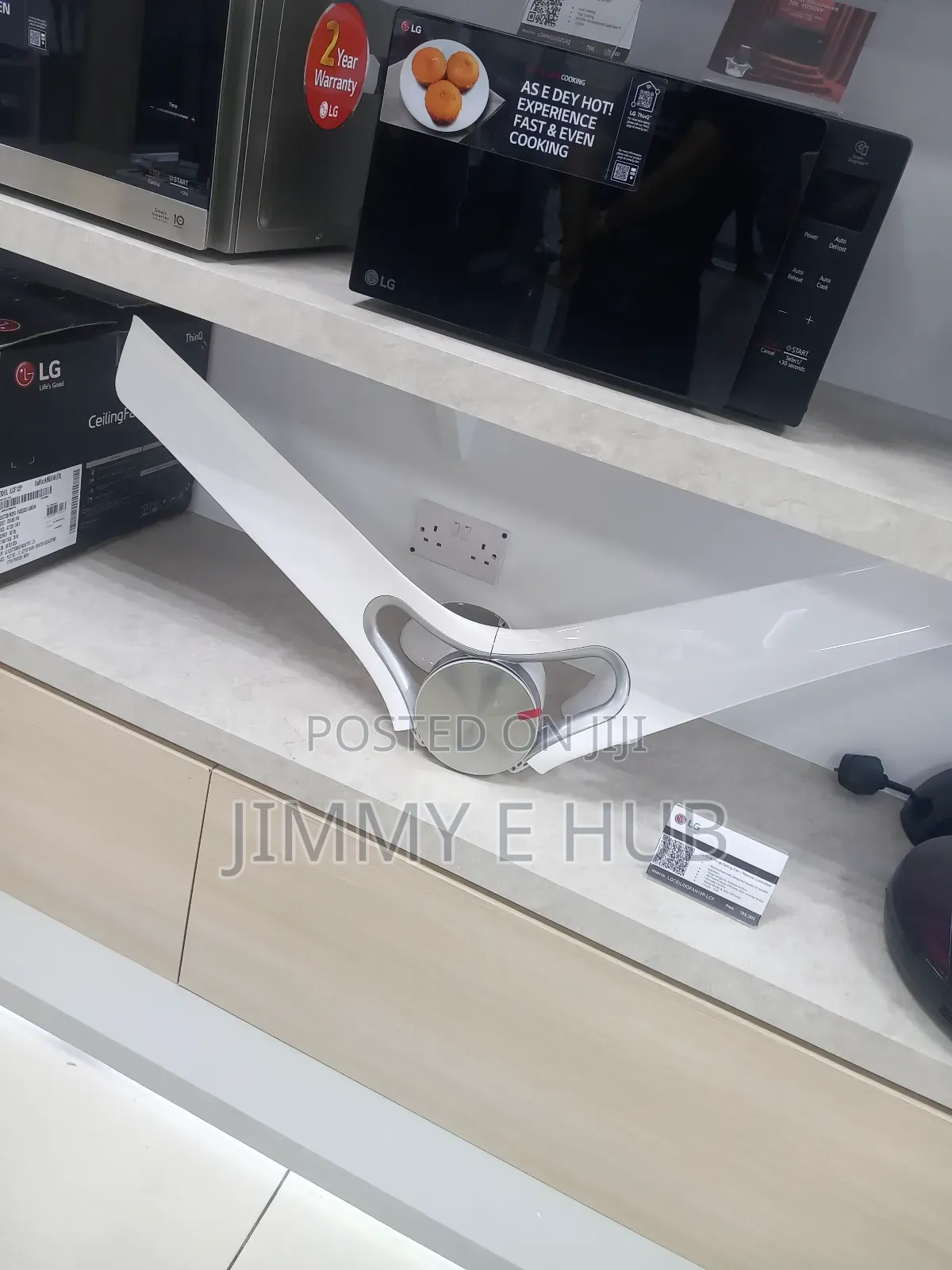 LG Dual Wing Ceiling Fan | Remote Controlled