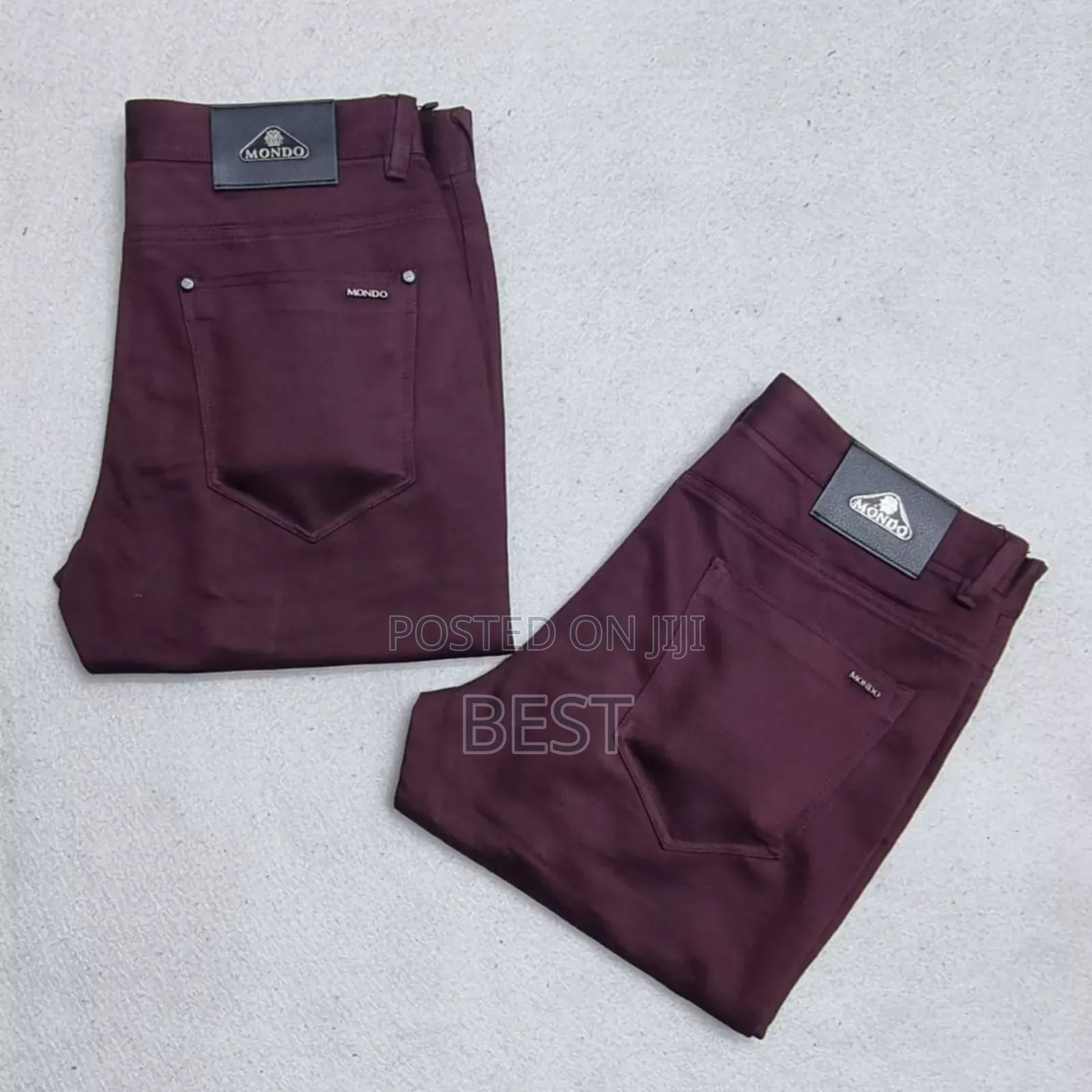 Jeans Type Turkish Mondo Plain Chinos Available In 8 Colors