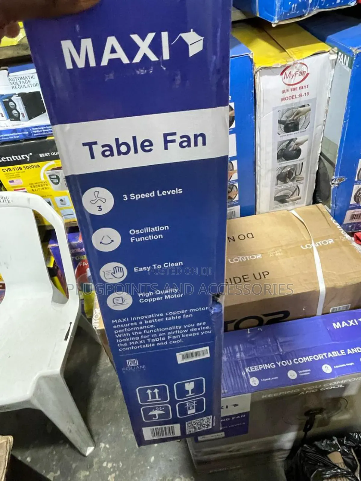 Maxi Electric Table Fan 16"