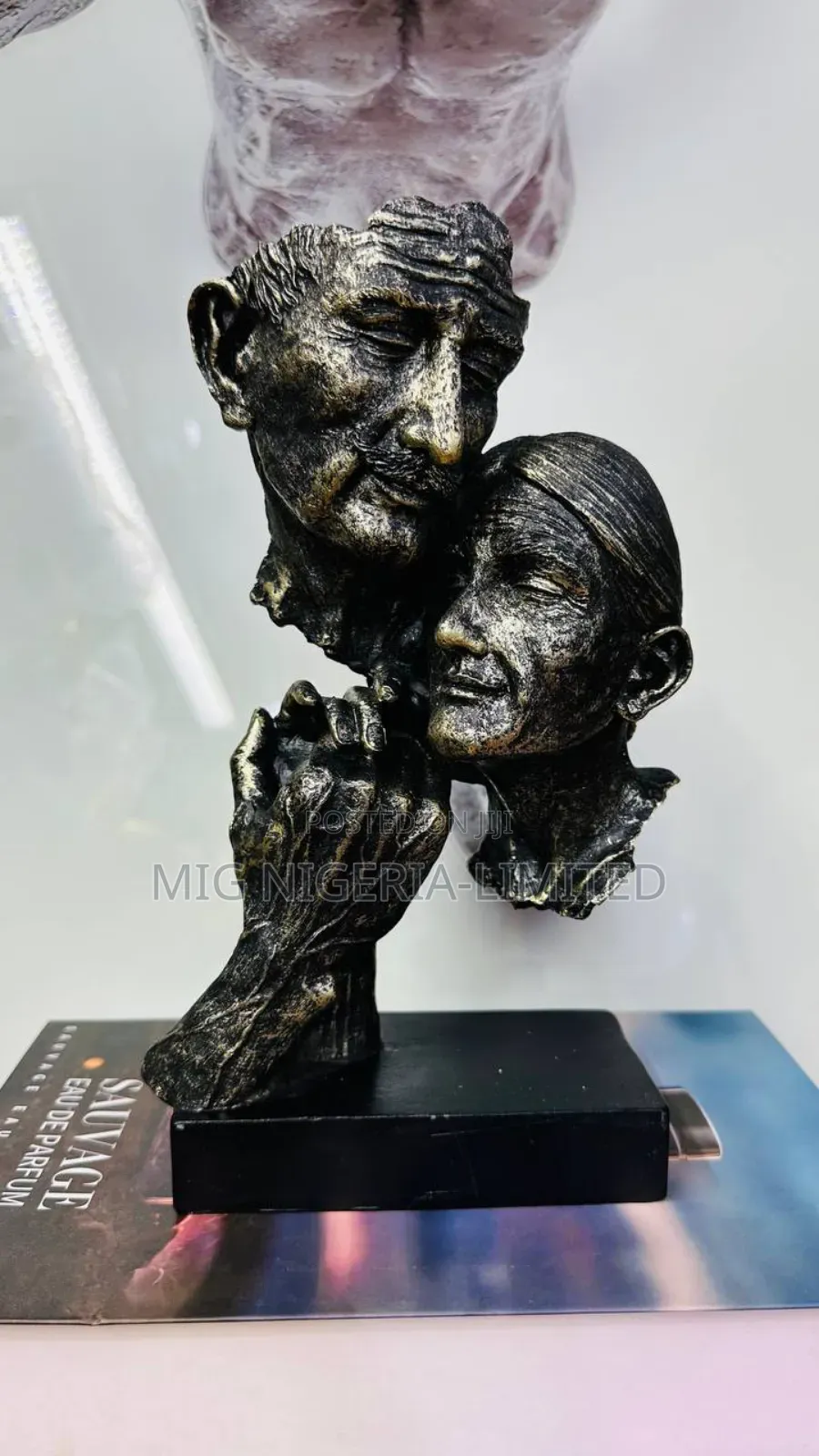 Head Ornament Figurine Statue Deco