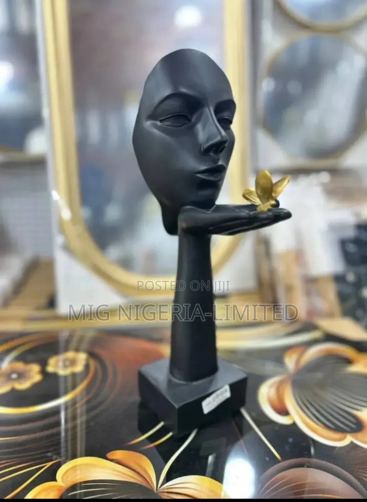 Head Ornament Figurine Statue Deco