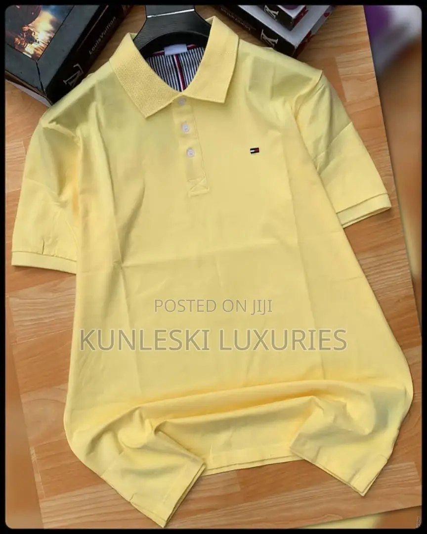 Original Tommy Hilfiger Plain Polo Tops