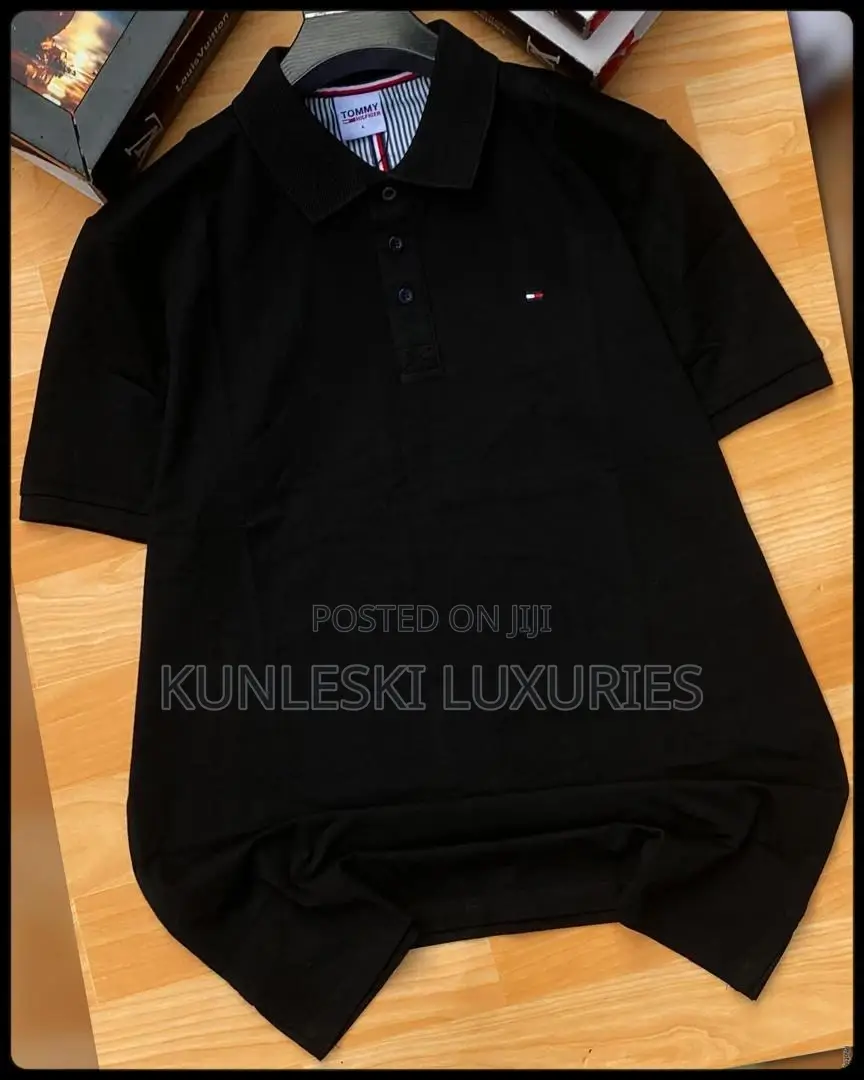 Original Tommy Hilfiger Plain Polo Tops