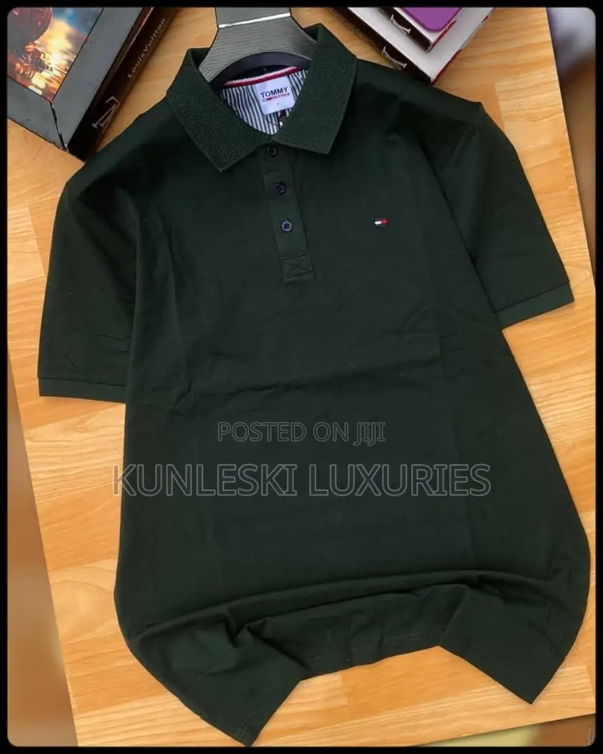 Original Tommy Hilfiger Plain Polo Tops