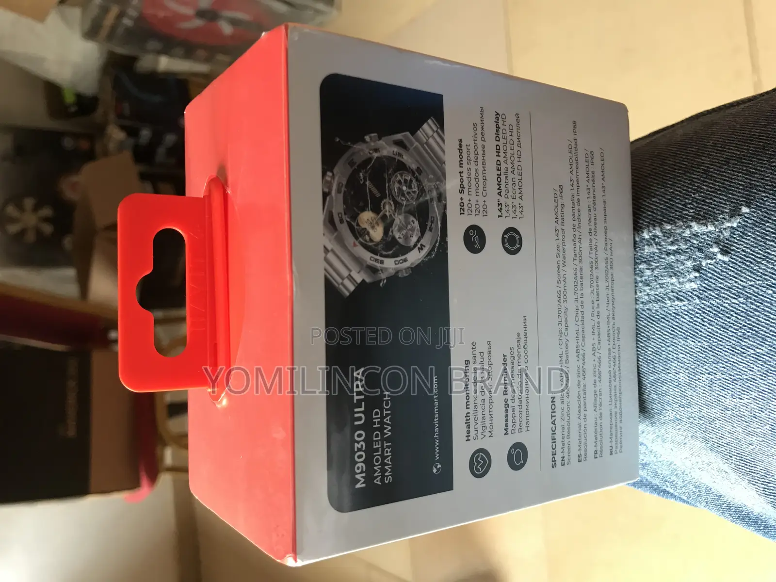 Havit M9030 Ultra Amoled HD Waterproof Smart Watch