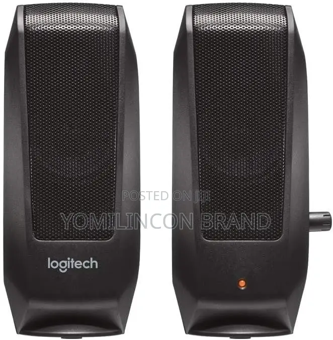 Logitech S120 2.0 Stereo Speakers, Black