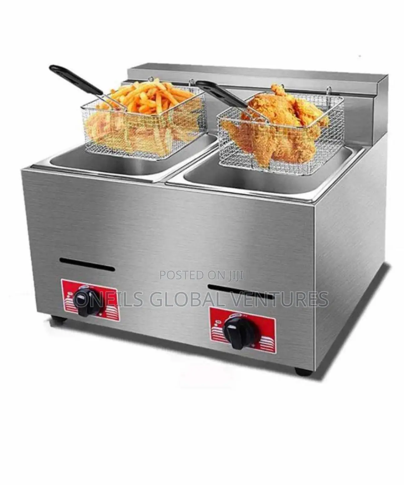 Double Fryer Gas