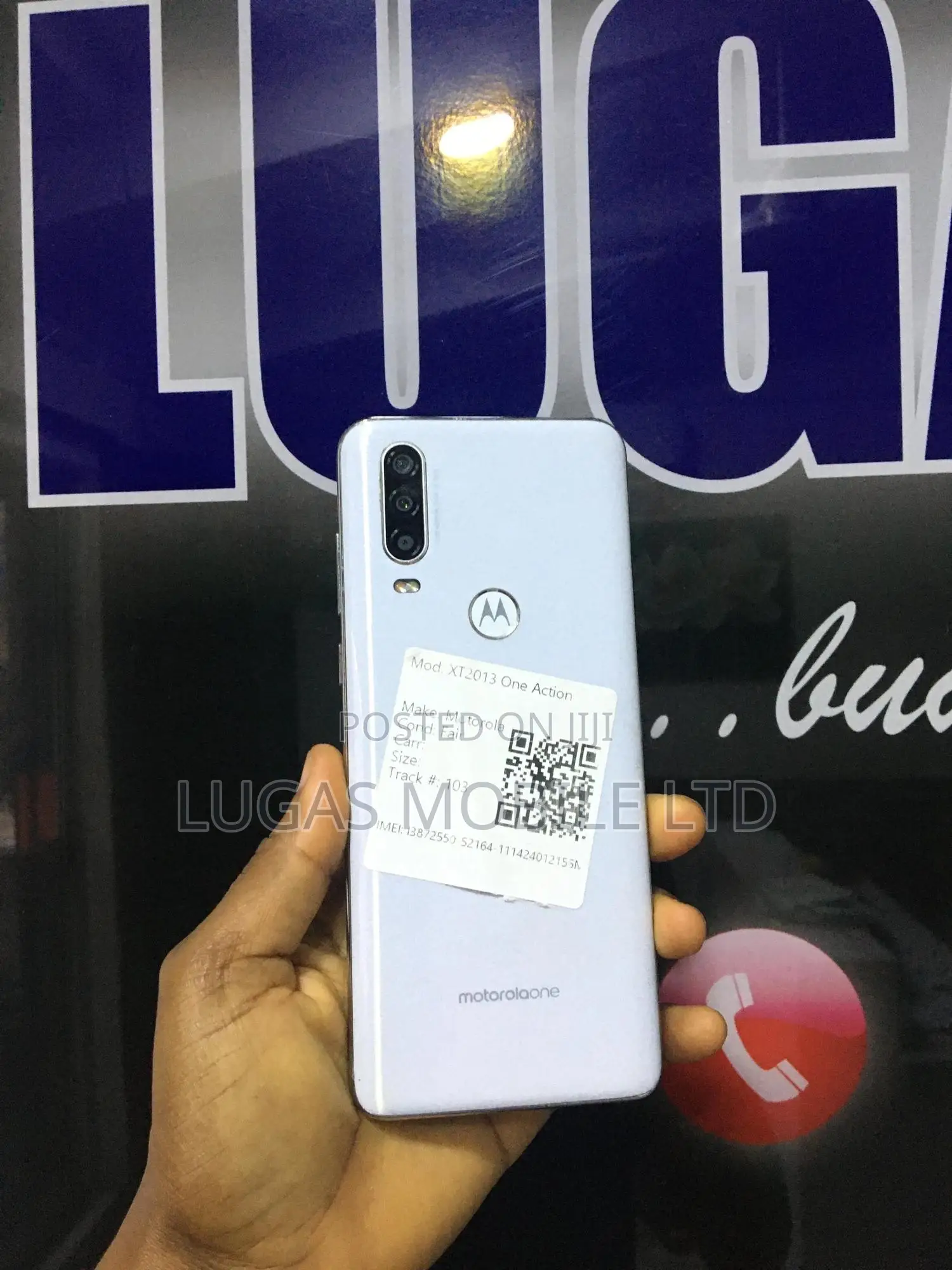 Motorola One Action 128 GB White