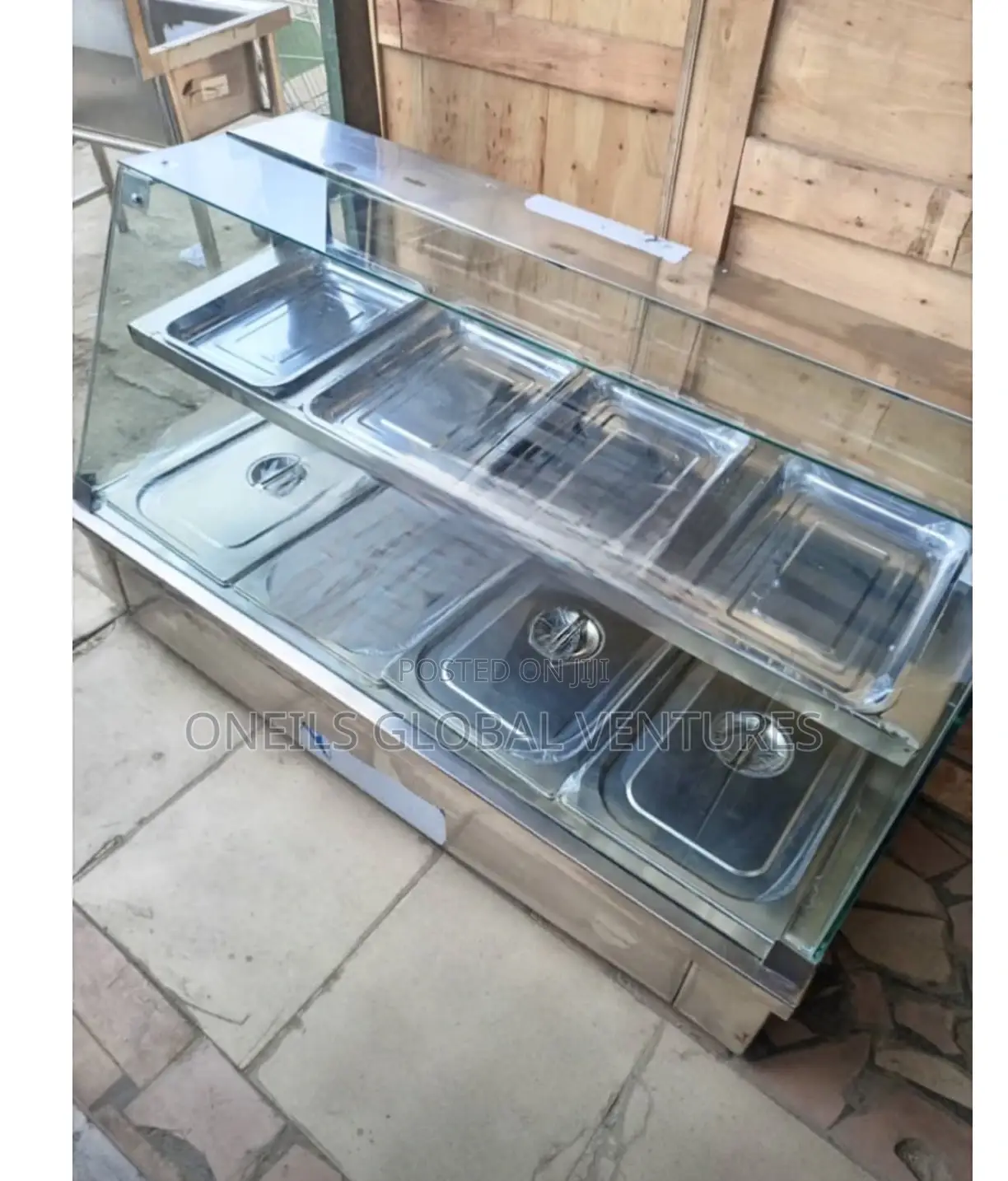 4 Plates Fabricated Food Warmer