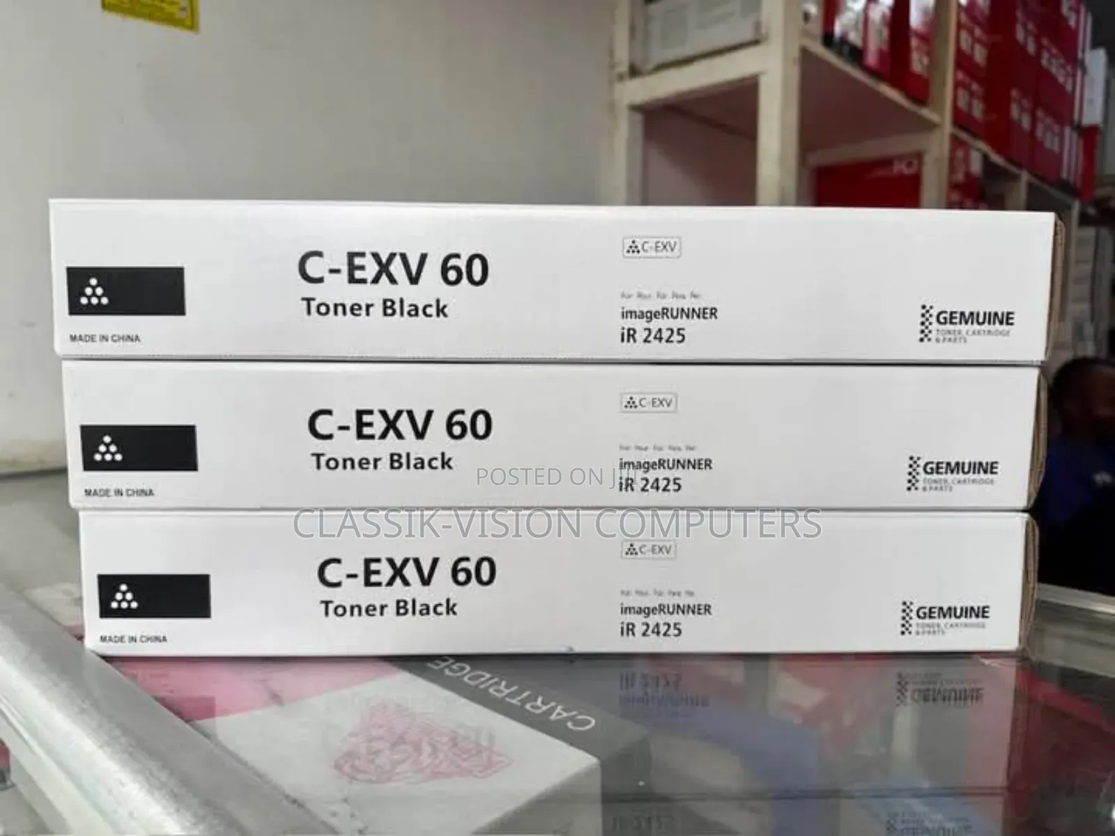 Original Canon C-Exv60 Black Toner