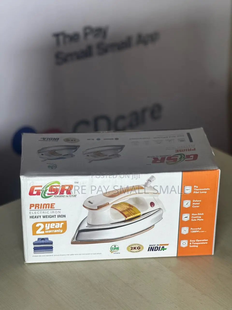 Pay Small Small Gsr Prime Electric Iron On Cdcare.App