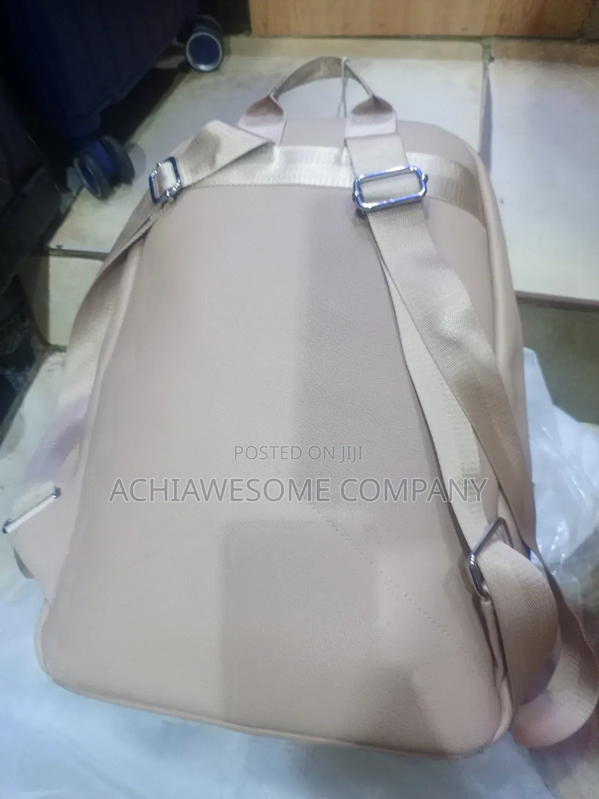 Leather Balenciaga Backpack