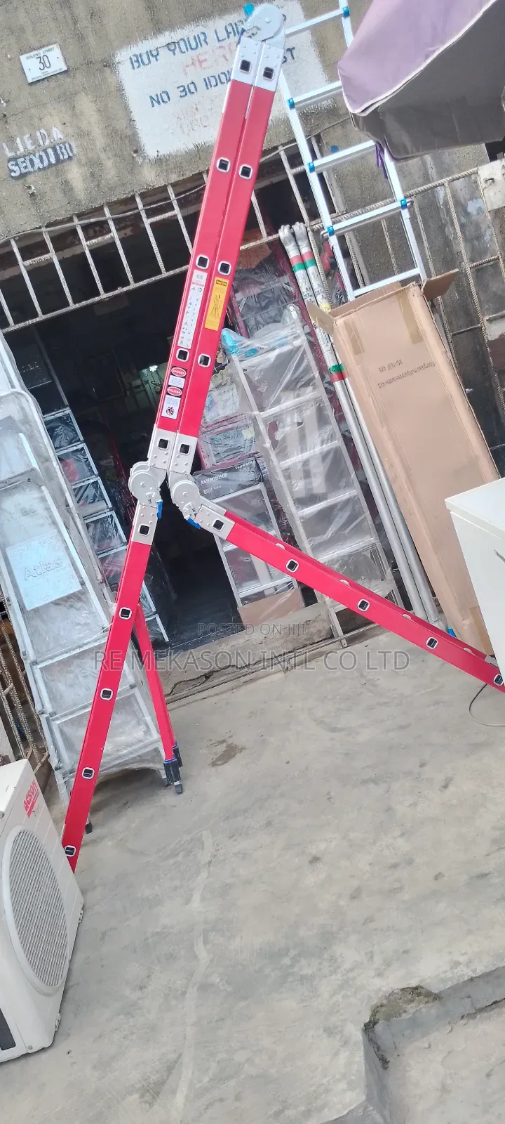 5x4(20ft) Fiberglass Multi Purpose Heavy Duty Ladder