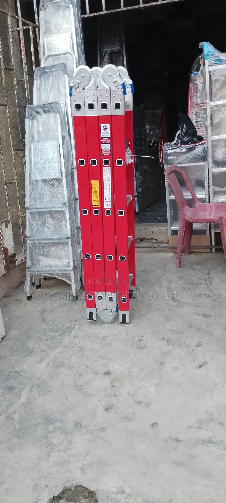 5x4(20ft) Fiberglass Multi Purpose Heavy Duty Ladder
