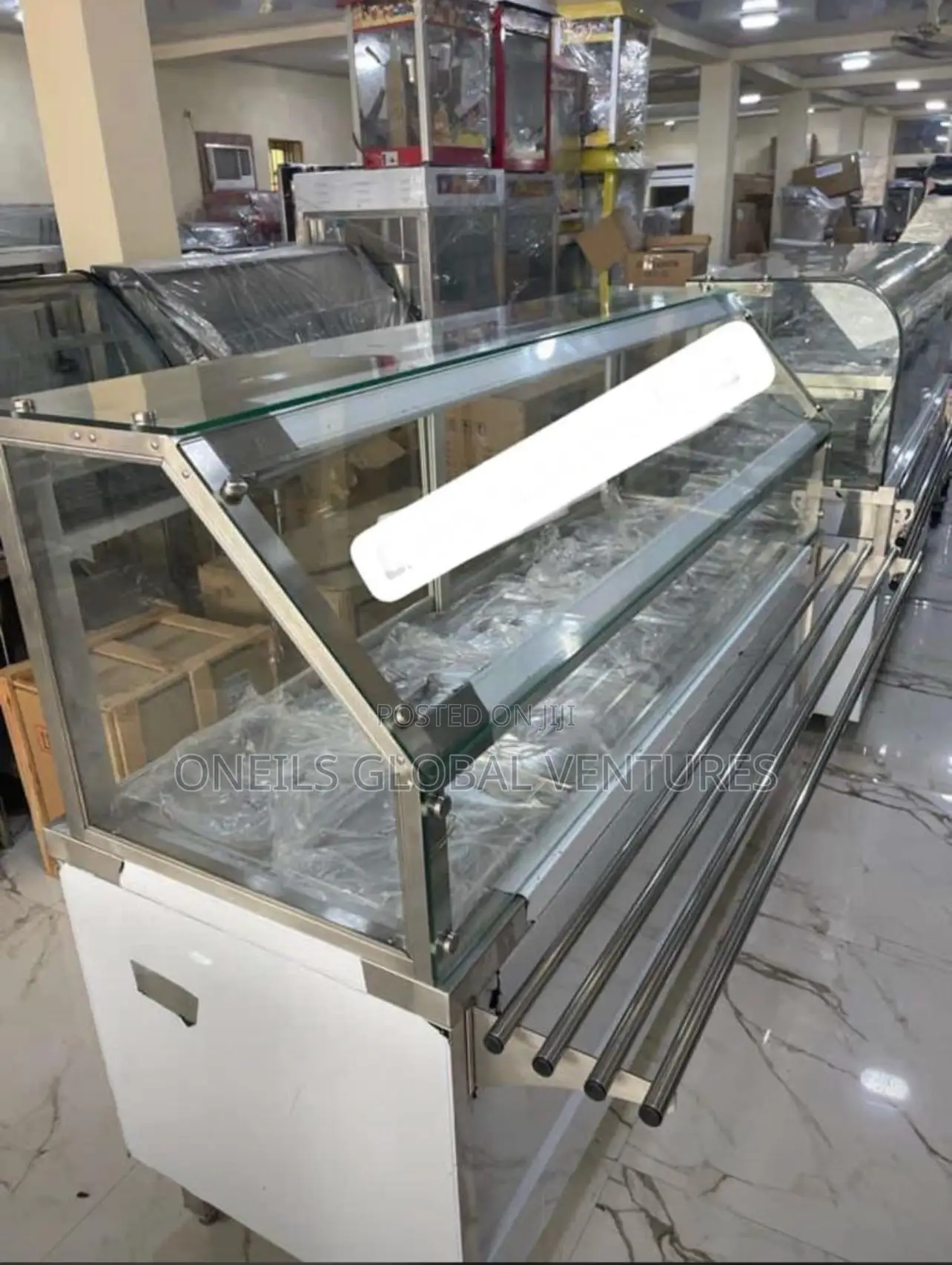 Standing Bain Marie With Warm Cabinet Under