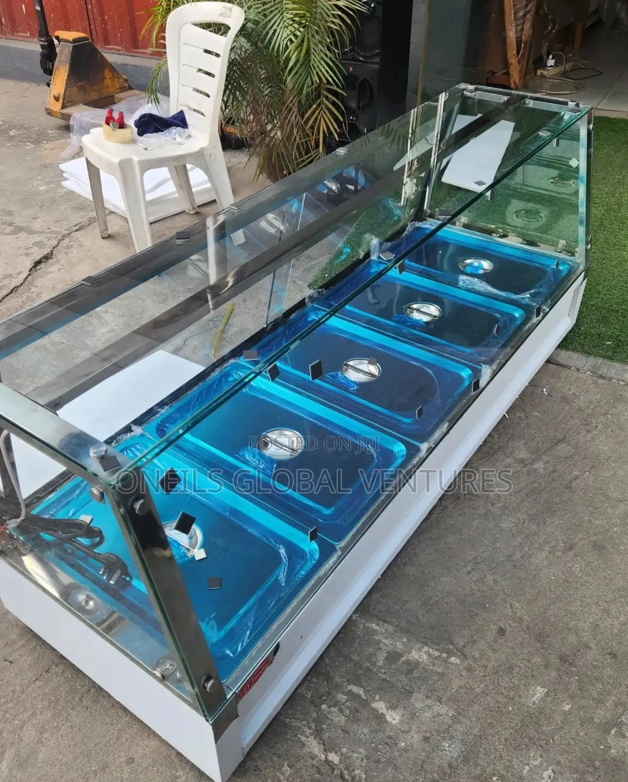 Straight Glass Food Warmer