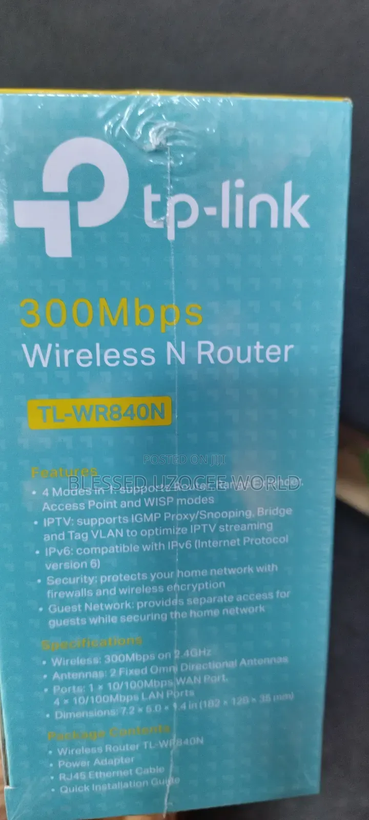 Tplink Tl-Wr840n Wireless Wifi Router 300mbps