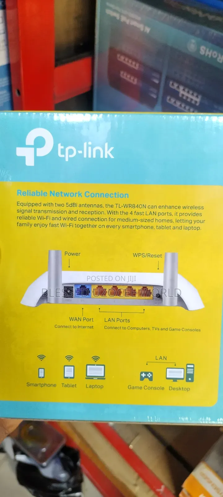 Tplink Tl-Wr840n Wireless Wifi Router 300mbps
