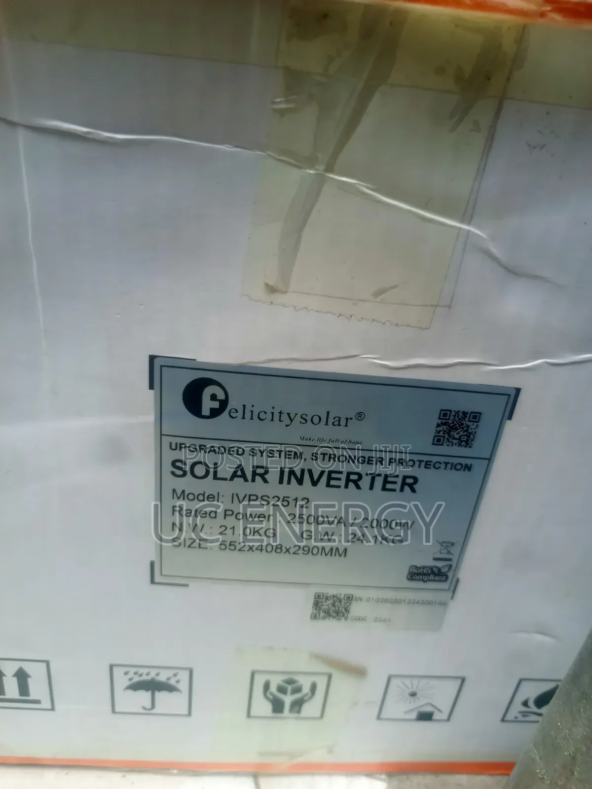 2.5kva Felicity Solar Inverter 24V