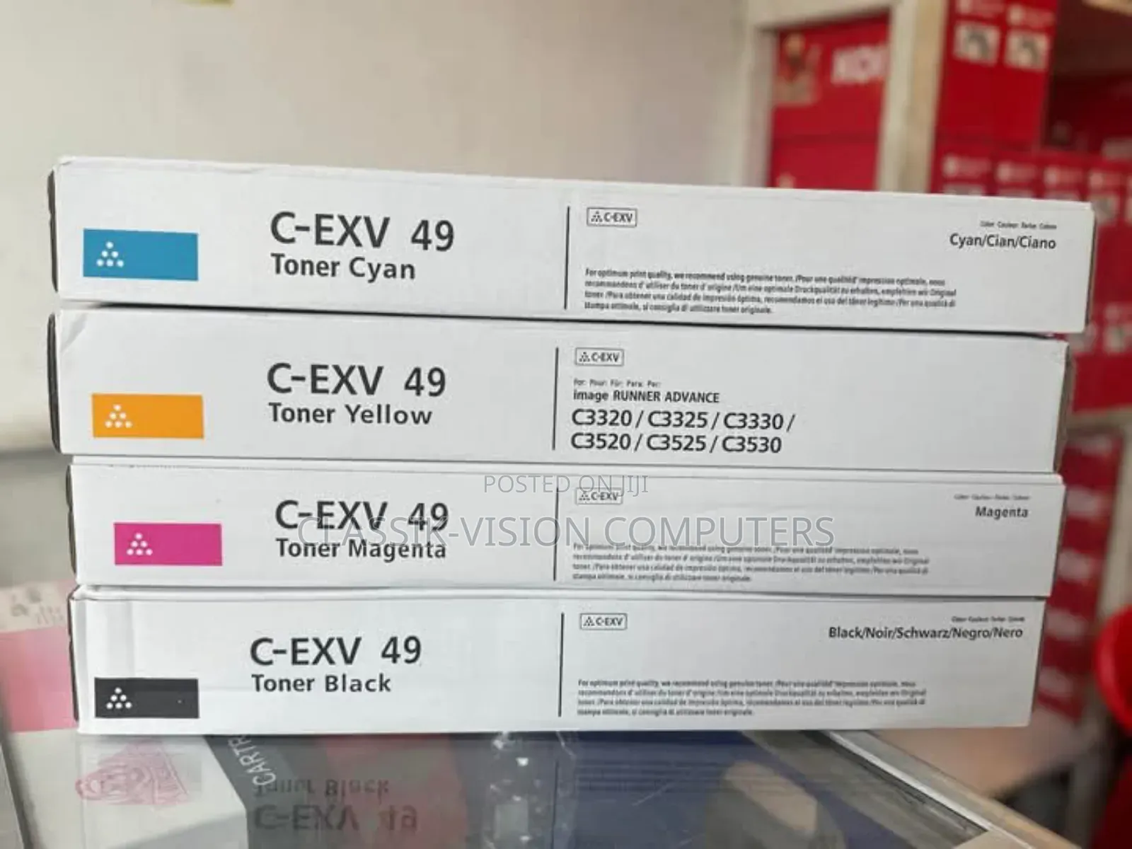 Original CANON Color Toner C-Exv49