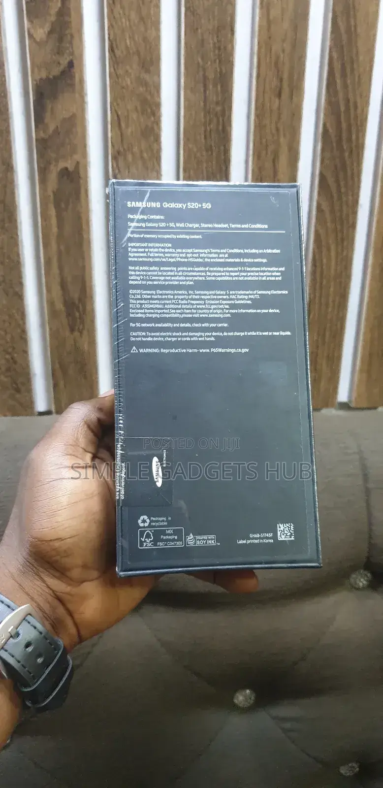 New Samsung Galaxy S20+ 5G 256 GB